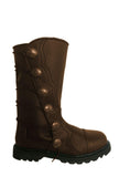 Brown Leather Mid-Calf Leather Renaissance Boots 9911-BR , Boots - House of Andar, House of Andar
 - 1
