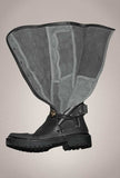 Men's Black Leather Knee High Renaissance Boots 9912-BK , Boots - House of Andar, House of Andar
 - 2